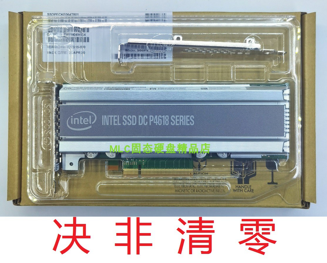 Intel Intel P4618 P4608 6 4T Solid State Hard Disk PCI-E 3 0X8 SSD AIC NVME