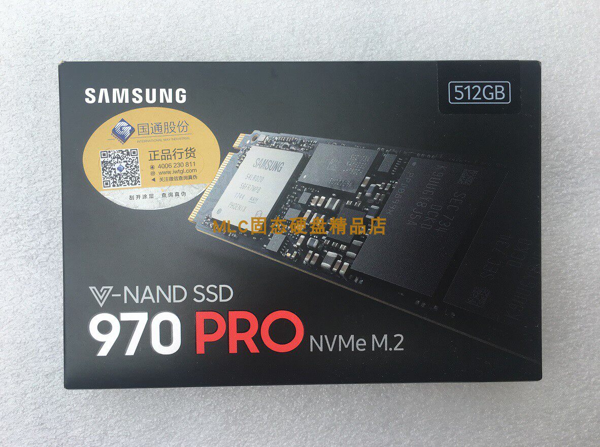 Samsung 970 PRO 960 512G solid state hard drive MLC M 2 NVME SM961 SSD