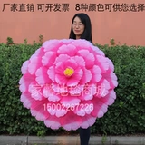 Peony Umbrella Dance Props сцена с большими масштабными вечеринками, выступающими на зонтичном зонтике, зонтиках с зонтиком