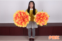 Dance Props Flower Simulation Peony Flowers Hands With Peony Flowers Umbrella Stage Gala Performance Props Simulation Handflowers