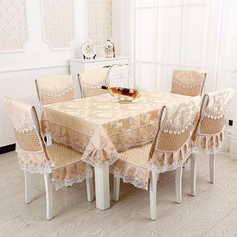 European Style Chair Cushion Dining Cover Sets The Table Cloth Rural Chinese Modern Minimalist Cushions Suit Dream House Cloth Golden Green Blue Navy Orange Champagne Sky Cyan Pea Lake Fluoresce