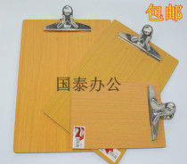  Thickened a4 wood clip folder A4 wood clip Small writing board clip Writing pad clip