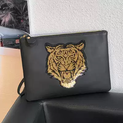 Hong Kong men's handbags All-match clutches Leather envelope bags Business casual document bags Niche clutches