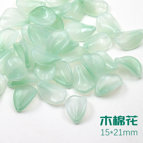 20 Установленные водяные мяты зеленые серии глазированных лепестков и листьев