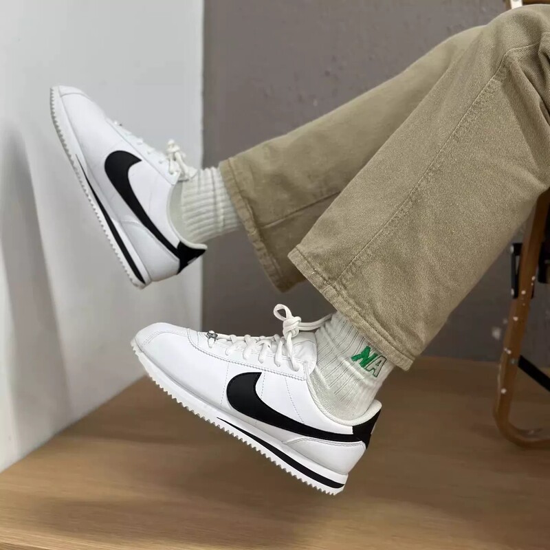 Nike Cortez Basic Sl Big Kids' Casual Wear-Resistant Breathable Low-Top Sneakers 904764-102 Nike Cortez Basic Sl Big Kids' Casual Wear-Resistant Breathable Low-Top Sneakers 904764-102