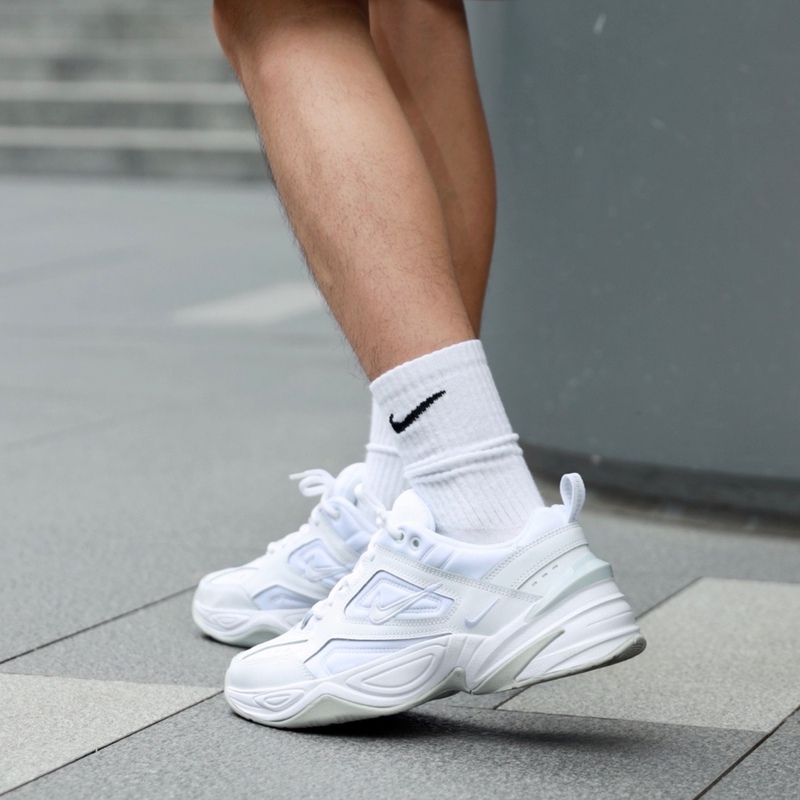 Nike/Nike M2K Tekno Men's Pure White Versatile Casual Sports Dad Running Shoes Av4789-101