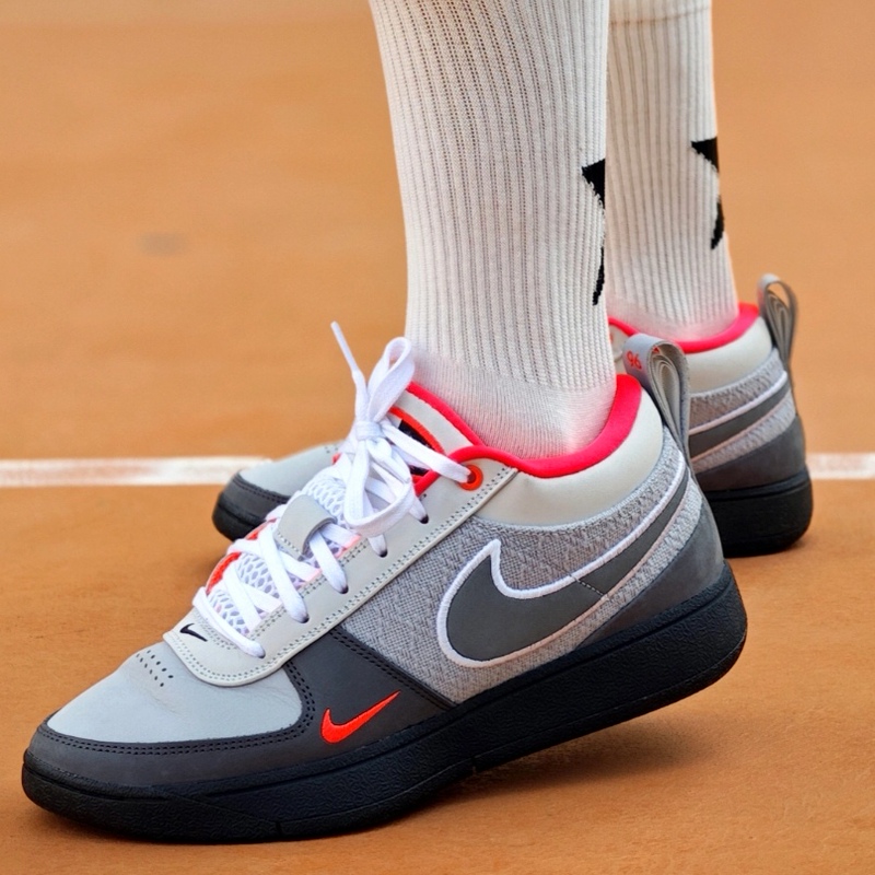 Nike Book 1 "Solar Red" Unisex Gray Comfortable Low-Top Basketball Shoes Ir0839-001