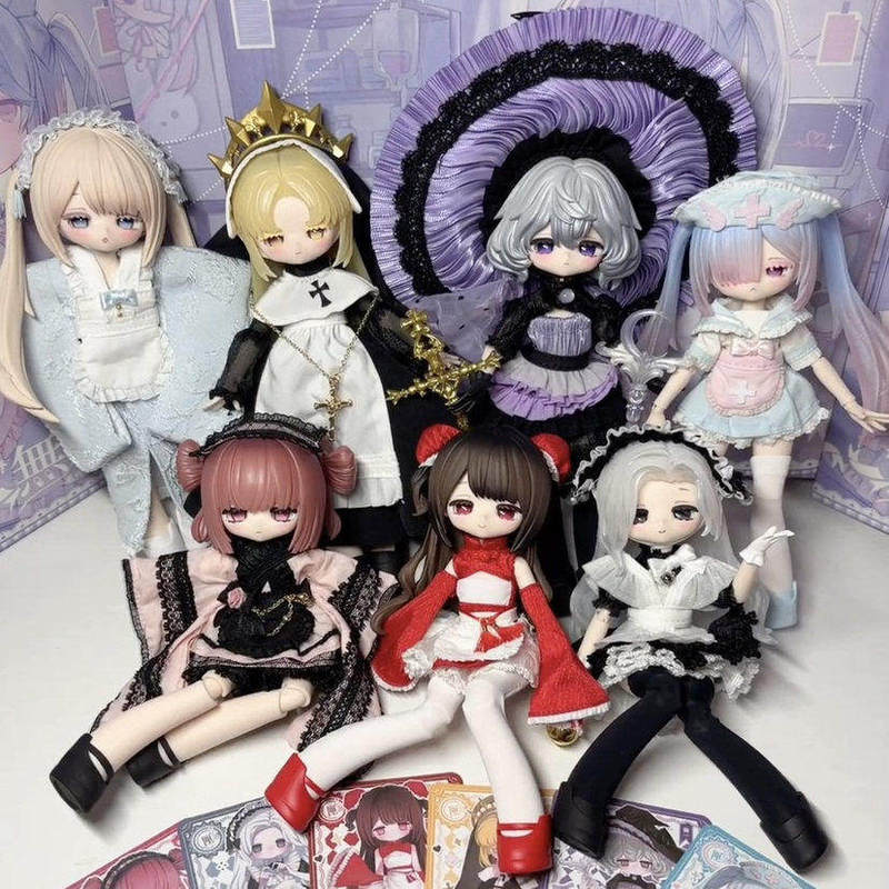 In-Stock Genuine Blind Box Series 12-Inch Bjd Articulated Doll with Carrot Legs Ornament