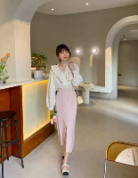 Розовый, эластичная талия