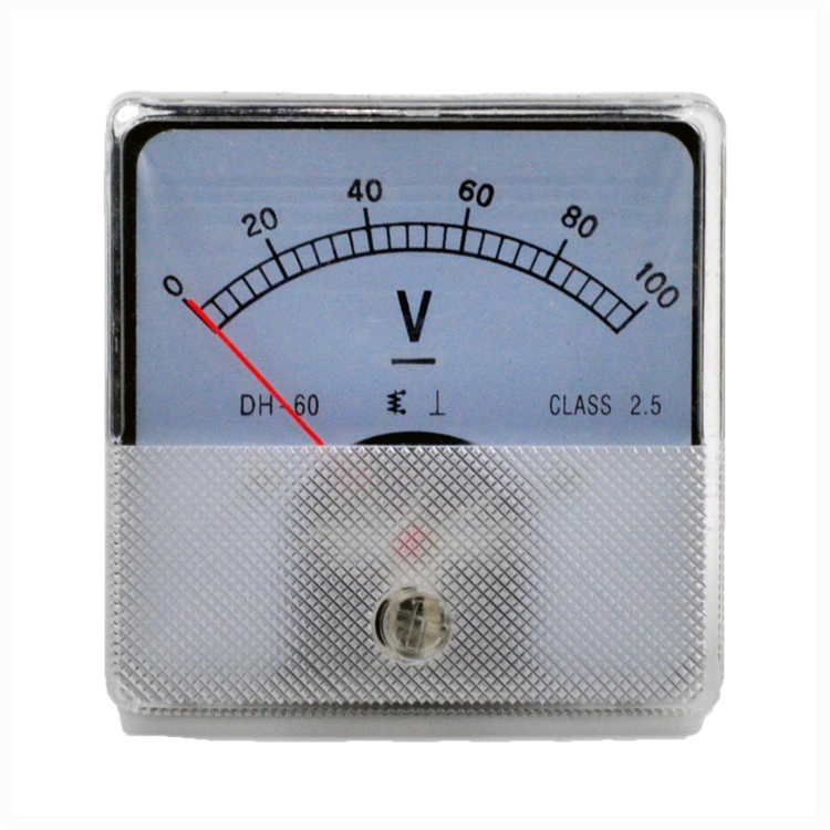 DH-60 AC/DC voltage ammeter pointer type mechanical watch hair motor size 60X60mm