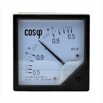 6L2-COSφ AC power factor table I = 5A U = 380V default pointer type mechanical watch can be customized