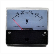 DH-670 AC DC voltage ammeter pointer type mechanical watch hair motor size 60X70mm