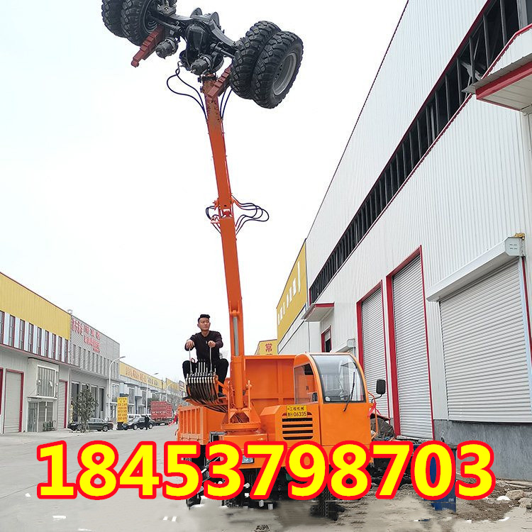 Agricultural four is not like cars with loading machine multi - functional transport vehicle hoisting one excavator