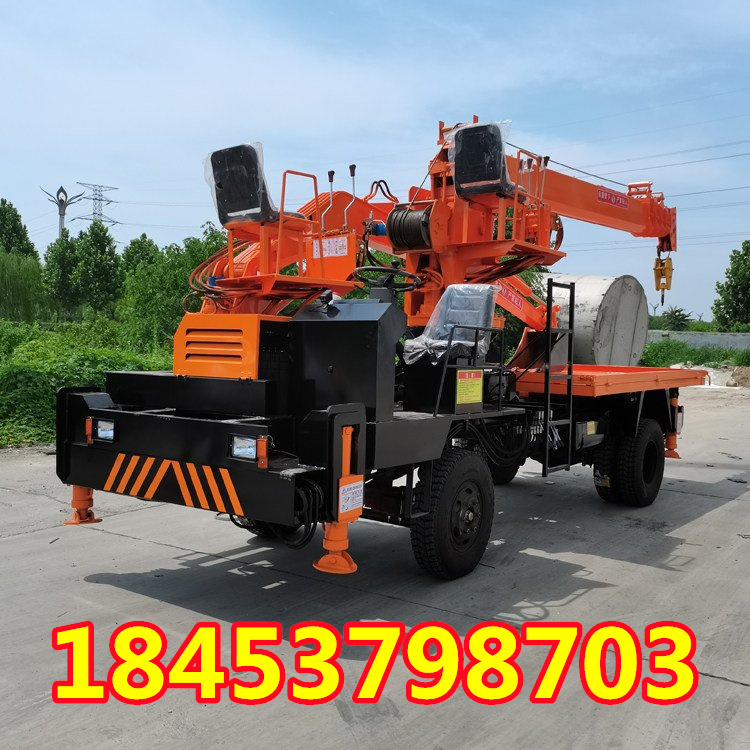 Four - wheel - car excavator 4 is not like mini - agricultural pull excavation in the car - sized yellow hydraulic type