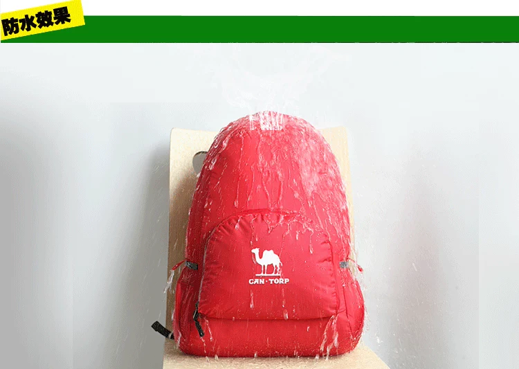 Lạc đà ngoài trời gói da vai nữ gấp siêu nhẹ trẻ em túi du lịch đi bộ ba lô nam 45l không thấm nước