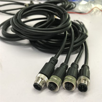 Air Plugs M12 Sensors Bend direct headband Line 5 m 4 Core 5 Core 8 Core extension cord plugs