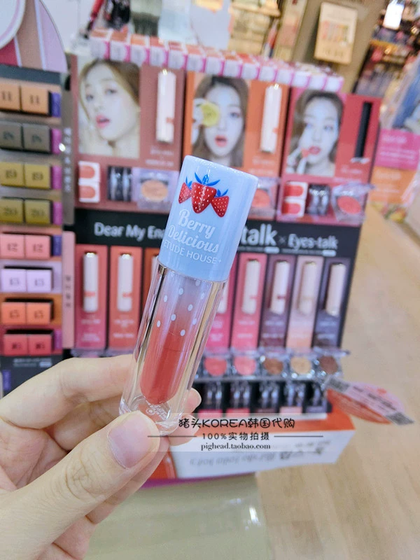 Spot Korea Etude House Etude House Wedding Angel Lip Gloss Stained Lip Glaze OR210 - Son bóng / Liquid Rouge