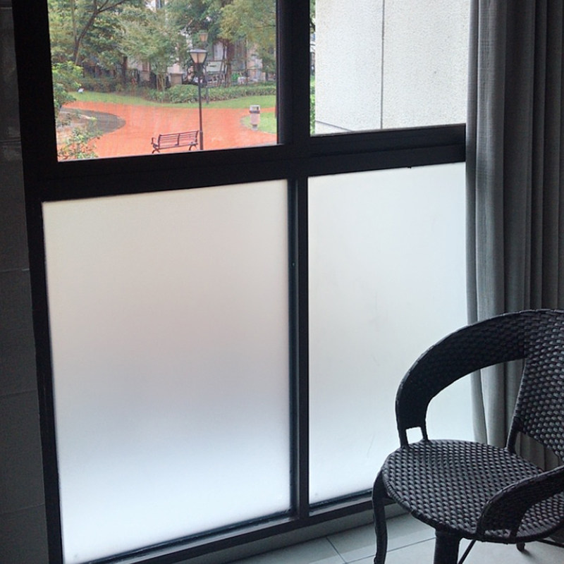 Frosted glass sticker light opaque office balcony door window anti-walking bathroom electrostatic tape film