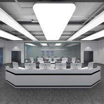 Paint paint command center console dispatching desk monitoring console console console center console security command desk and chair