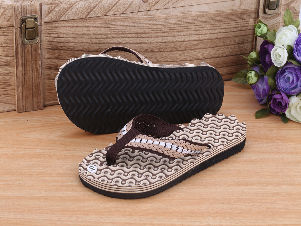 Mùa hè của nam giới dép massage flip flops bãi biển không thấm nước giày nhà người đàn ông giản dị của dép không trượt bọt kích thước lớn