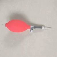 Красный надувной насос