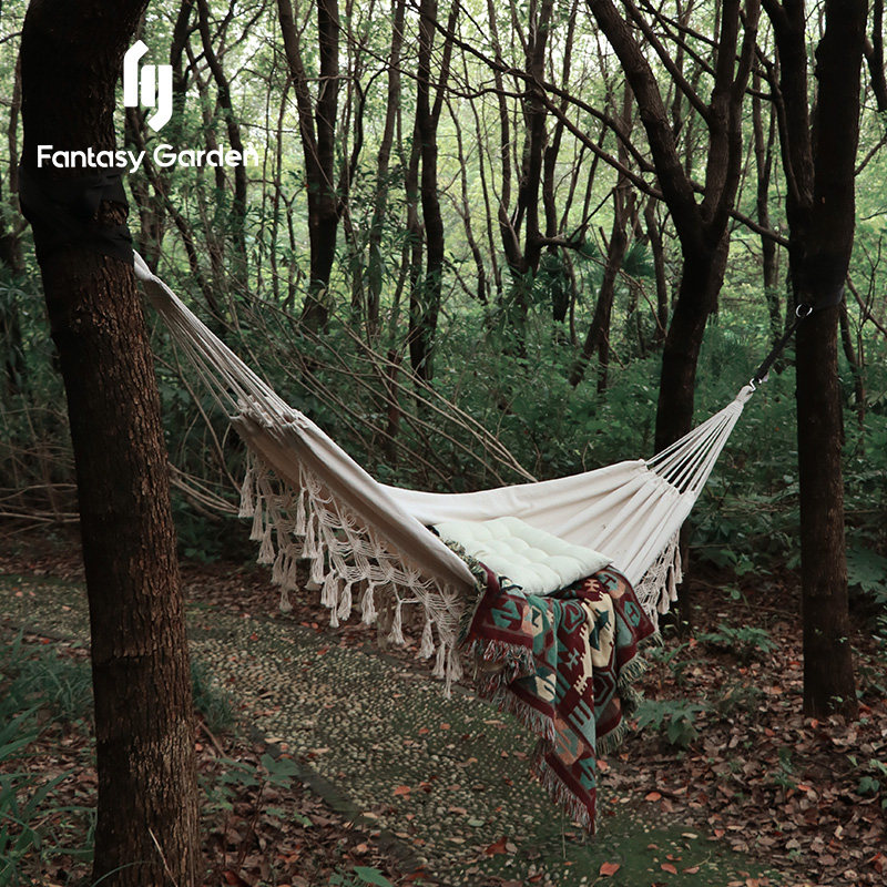 Fantasy Garden dream garden hammock outdoor swing anti-rollover single double indoor dormitory swing rocking chair
