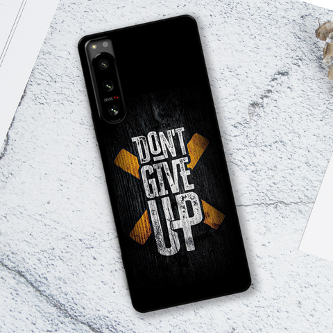5 IV Giant Wave Illustration Silicone TPU Sony Xperia Phone Case