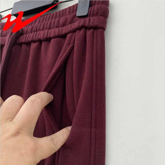 Double Star Physical Store Genuine Women's Sweatpants Autumn and Winter Long Pants Loose Large Size Straight-Leg Sports Pants Winter Fleece Casual Pants