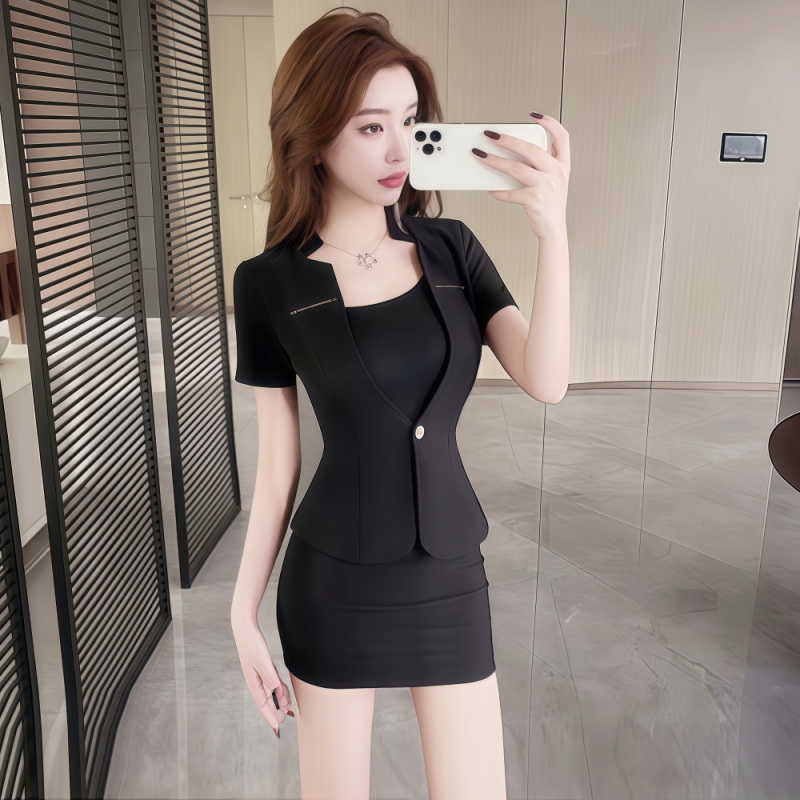 Foot Massage Shop Massage Therapist Work Uniform Ktv Hotel Health Spa Club Foot Massage Elegant Sexy Suit Dress