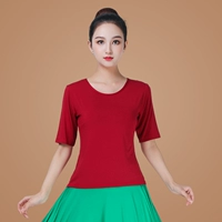 Винный красный средний рукав