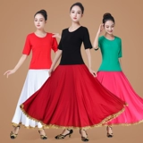 Комплект, футболка, юбка, танцующий костюм