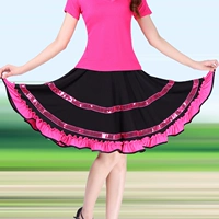 Красная шелковая лента большая юбка