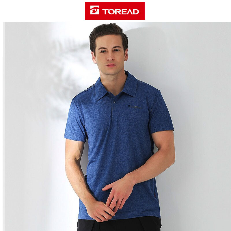 Pathfinder speed dry t-shirt spring and summer new male and female couples breathable sports speed dry loose T-shirt polo shirt for short-Taobao