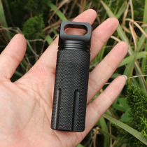 Outdoor aluminum alloy waterproof tank Military waterproof warehouse Camping mountaineering protection Life-saving sealed warehouse Cartridge EDC tools