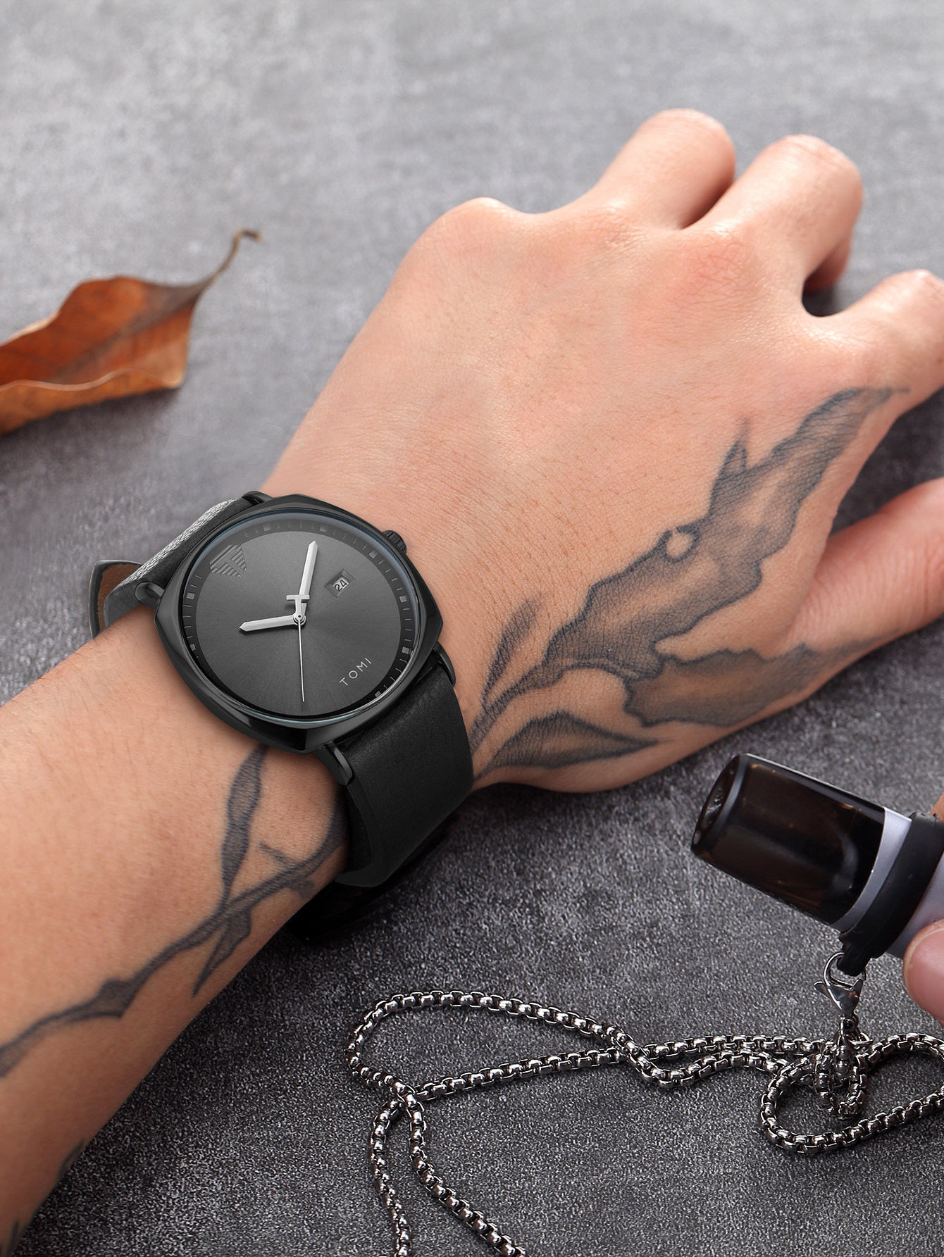 Reloj de cuarzo para hombre estilo estudiante simple moda impermeable_voghion.com