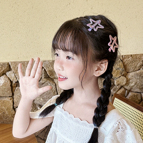 Детская милая заколка для волос, детский аксессуар для волос, челка