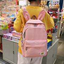 Junior high school students schoolbag female Korean version of Harajuku High School large capacity backpack New Campus girl tide bag