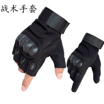 Sports half-finger gloves Mens army autumn and winter special forces outdoor tactical gloves Fitness non-slip riding gloves fingerless