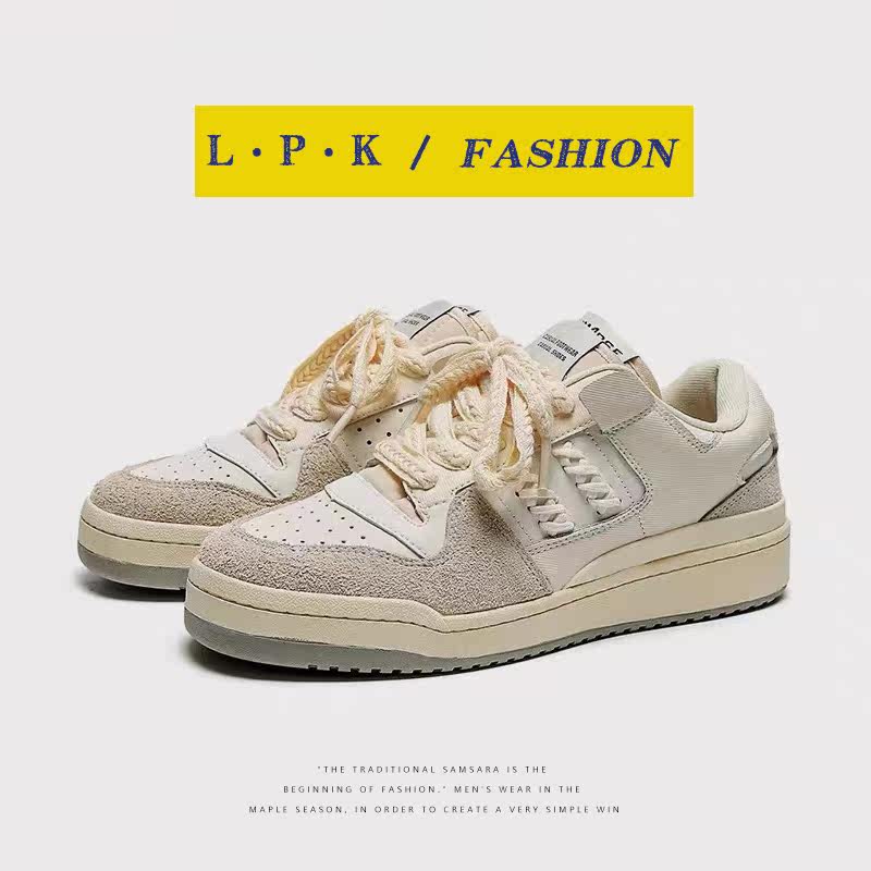 2022 new niche design couple shoes Japanese casual sports wild thick bottom breathable skateboard shoes men and women trendy shoes