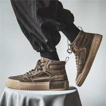 2022 Chun Genuine Leather Martin Boots Men Sports Board Shoes for Inn Wind Retro Han Edition High Desert Tooling Shoes