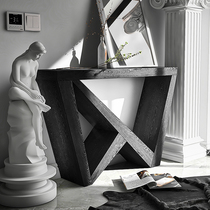 Entrance table Modern and simple entrance table Door by wall Entrance cabinet Living room light luxury aisle shelf Decorative case