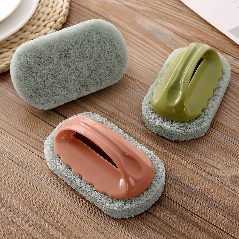 Brush cleaning brush dishwashing water decontamination bathtub tile kitchen stove brush pot artifact magic block sponge wipe