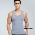 Vest đáy quần thể thao áo thun nam Slim cotton thoáng khí mùa hè co giãn - Áo vest Áo vest