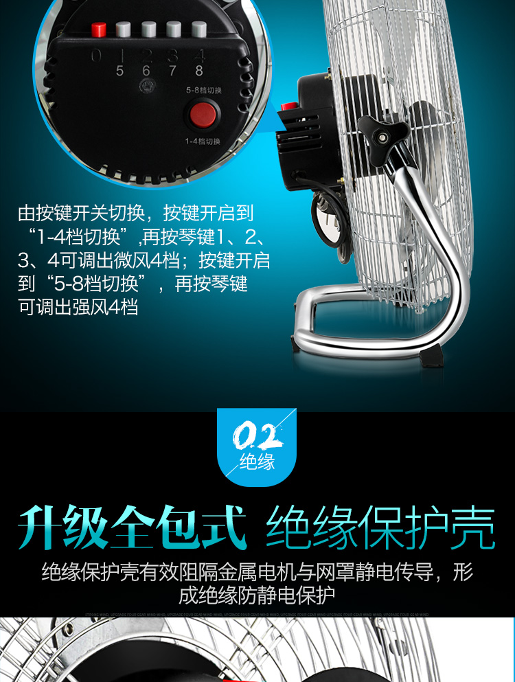 Quạt mạnh mẽ fan Quạt sàn Quạt công nghiệp Quạt bàn công suất cao Quạt gia dụng để bàn Gió lớn Siêu gió - Quạt điện quạt cây điều hòa