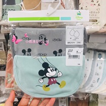 Spot Japanese Westinghouse Newborn baby baby full cotton feeding anti-spill small cushion scarlet with a mouth water towel 3 clothes