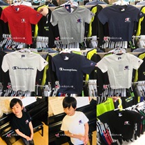 Spot Japan Purchasing Champion Champion Big Boy Summer Cotton Short sleeves T-Shirt Pure Color 110-160cm