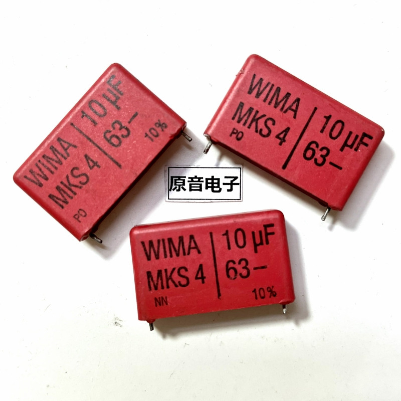 German WIMA10uf63v MKS4 63V10UF Red Weima 106J Fever Frequency Division Film Capacitor Disassembly Machine