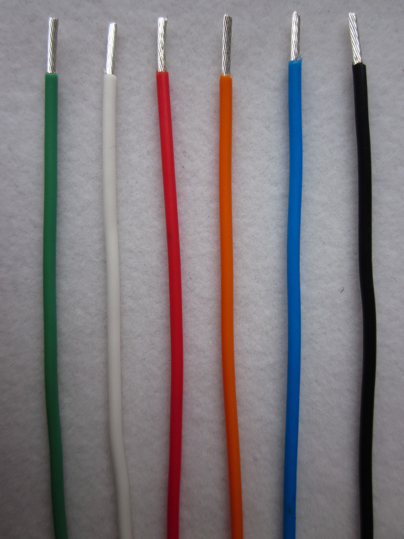 American Teflon multi-strand silver plated wire 1 7mm in-machine cable power cord