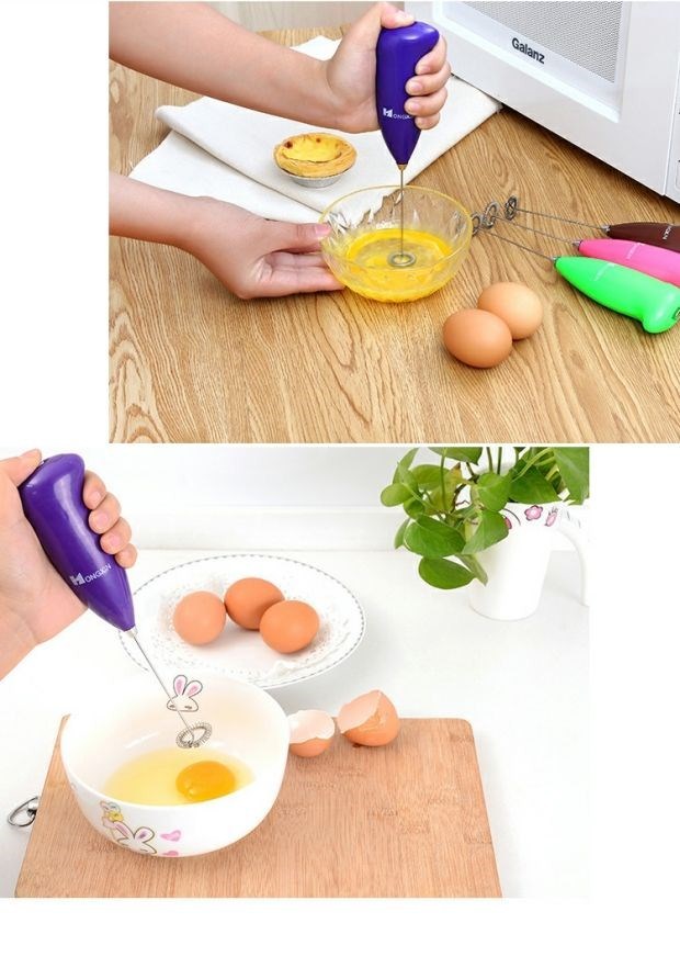 Mini điện cà phê sữa trà nước giải khát thực phẩm bổ sung cầm tay khuấy thanh hộ gia đình nhỏ đập trứng máy đánh trứng cầm tay mini