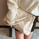 Вместительная и большая трендовая сумка на одно плечо, сумка через плечо, цепь